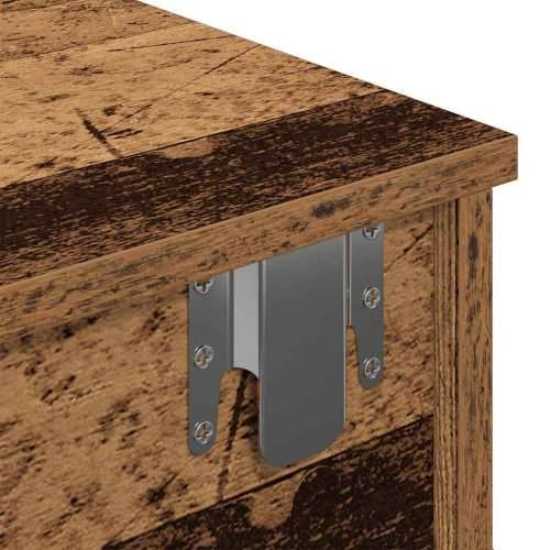 Zidna polica s ladicama staro drvo konstruirano drvo - Staro drvo 100 x 34 x 19 cm 1 Cijena