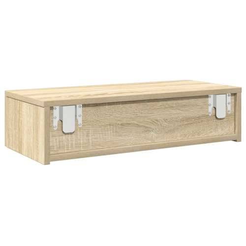 Zidna polica s ladicama sonoma hrast konstruirano drvo - sonoma hrast 60 x 26.5 x 15 cm 1 Cijena