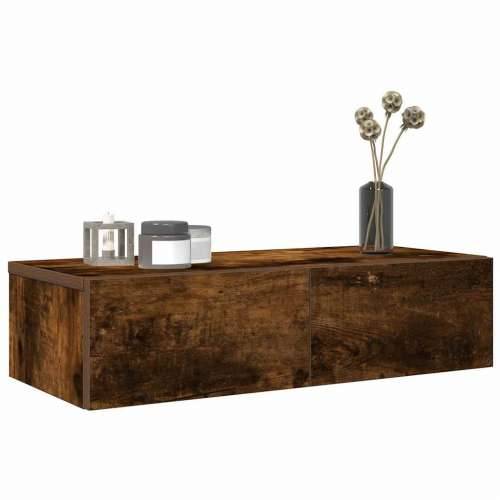 Zidna polica s ladicama dimljeni hrast 60x26,5x15 cm - Dimljeni hrast 60 x 26.5 x 15 cm 1 Cijena