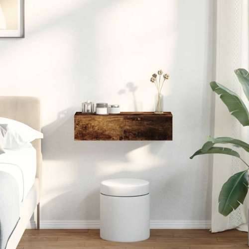 Zidna polica s ladicama dimljeni hrast 60x26,5x15 cm - Dimljeni hrast 60 x 26.5 x 15 cm 1 Cijena