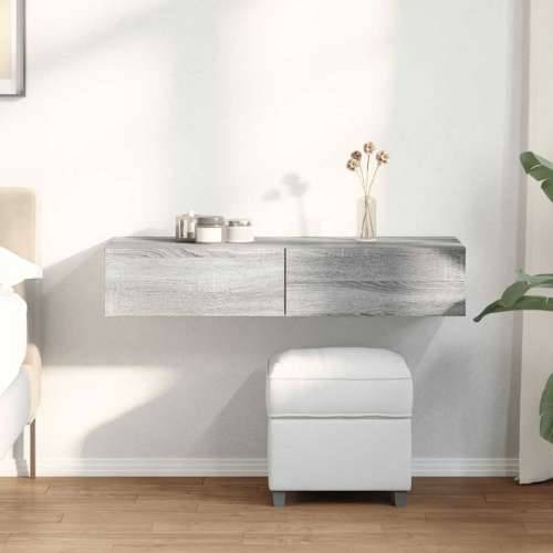 Zidna polica s ladicama siva sonoma 100x36x19 cm - Sivi hrast sonoma 100 x 36 x 19 cm 1 Cijena