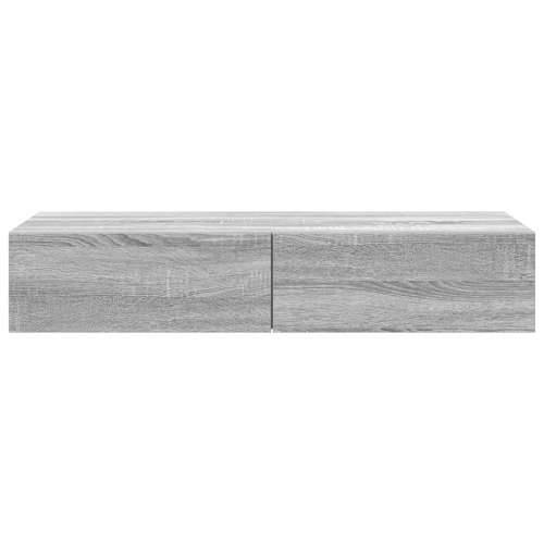 Zidna polica s ladicama siva sonoma 100x36x19 cm - Sivi hrast sonoma 100 x 36 x 19 cm 1 Cijena