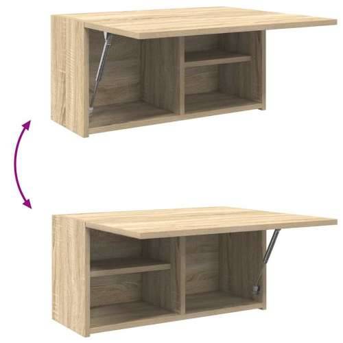 Kupaonski zidni ormarić sonoma hrast 60x25x30 cm izrađeno drvo - sonoma hrast 60 x 25 x 30 cm 1 Cijena
