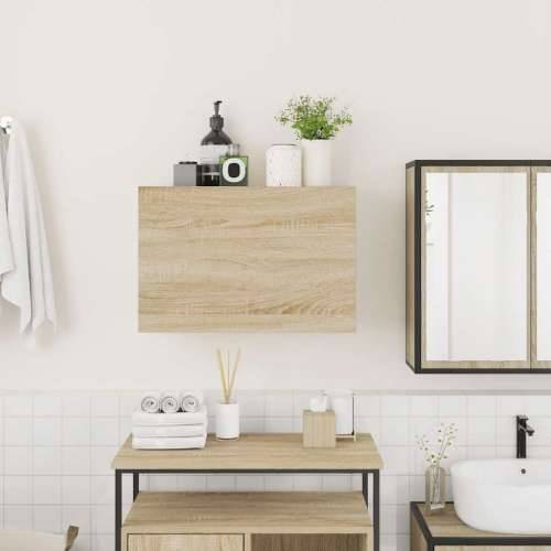 Kupaonski zidni ormarić sonoma hrast 60x25x40 cm izrađeno drvo - sonoma hrast 60 x 25 x 40 cm 1 Cijena