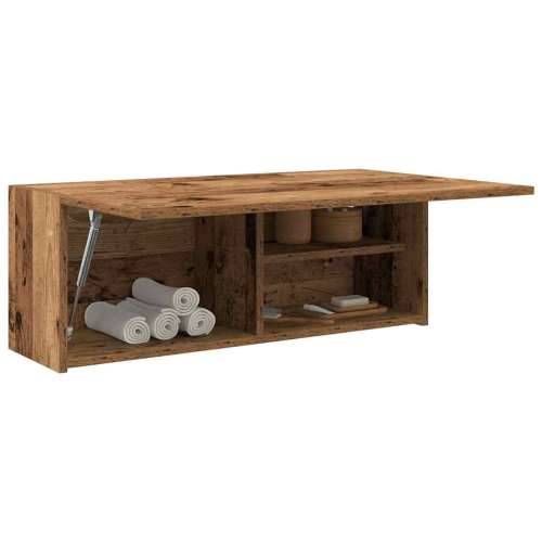 Kupaonski zidni ormarić staro drvo 80x25x30cm konstruirano drvo - Staro drvo 80 x 25 x 30 cm 1 Cijena