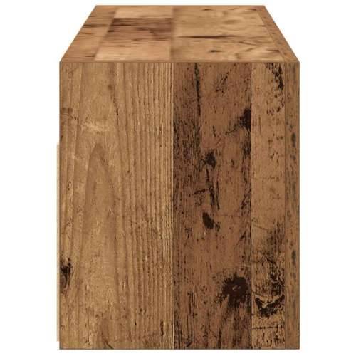 Kupaonski zidni ormarić staro drvo 80x25x30cm konstruirano drvo - Staro drvo 80 x 25 x 30 cm 1 Cijena