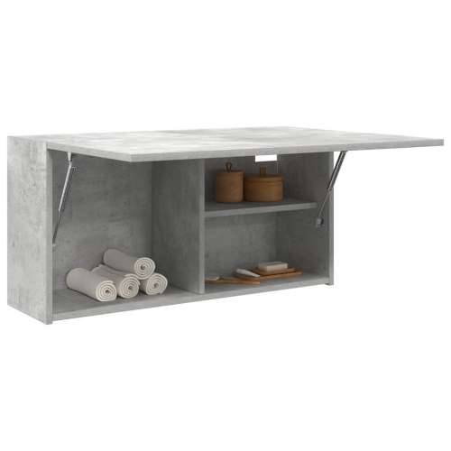 Kupaonski zidni ormarić beton sivi 80x25x40cm konstruirano drvo - Beton siva 80 x 25 x 40 cm 1 Cijena