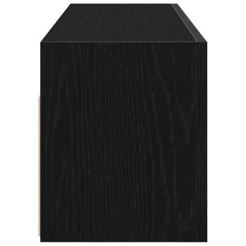 Kupaonski zidni ormarić crni 100x25x30 cm izrađeno drvo - Crna 100 x 25 x 30 cm 1 Cijena