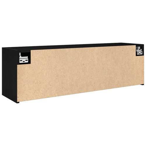 Kupaonski zidni ormarić crni 100x25x30 cm izrađeno drvo - Crna 100 x 25 x 30 cm 1 Cijena
