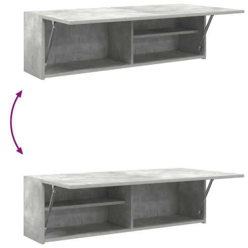 Kupaonski zidni ormarić beton sivi konstruirano drvo - Beton siva 100 x 25 x 30 cm 1 Cijena