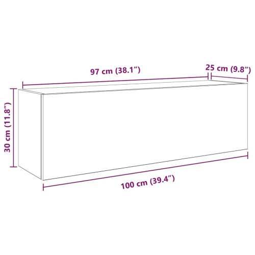 Kupaonski zidni ormarić beton sivi konstruirano drvo - Beton siva 100 x 25 x 30 cm 1 Cijena