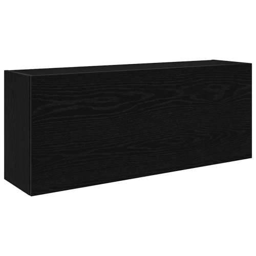 Kupaonski zidni ormarić crni 100x25x40 cm izrađeno drvo - Crna 100 x 25 x 40 cm 1 Cijena