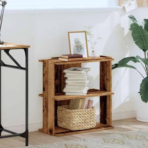 Regal za knjige s 3 razina boja staro drvo 60x30x60 cm drveni - Staro drvo 60 x 30 x 60 cm 1 Cijena