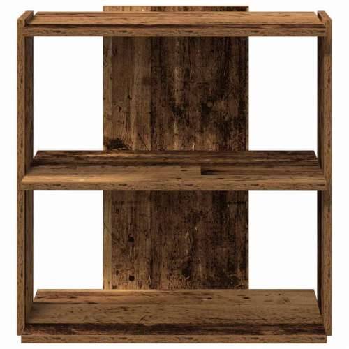 Regal za knjige s 3 razina boja staro drvo 60x30x60 cm drveni - Staro drvo 60 x 30 x 60 cm 1 Cijena