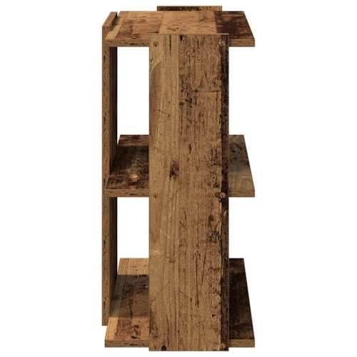 Regal za knjige s 3 razina boja staro drvo 60x30x60 cm drveni - Staro drvo 60 x 30 x 60 cm 1 Cijena