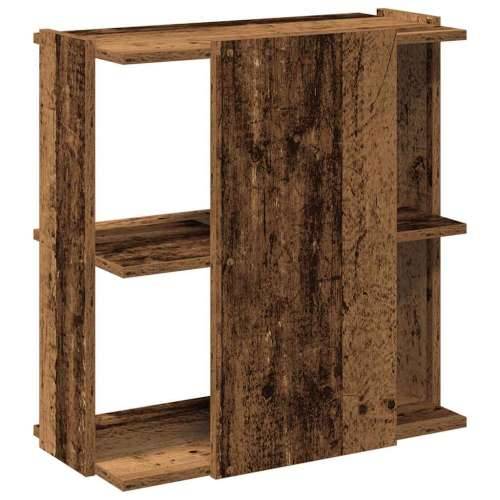 Regal za knjige s 3 razina boja staro drvo 60x30x60 cm drveni - Staro drvo 60 x 30 x 60 cm 1 Cijena