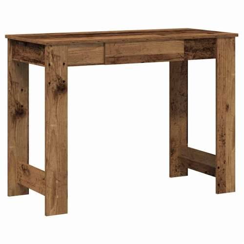 Radni stol boja starog drva 100x45x75 cm konstruirano drvo - Staro drvo Cijena