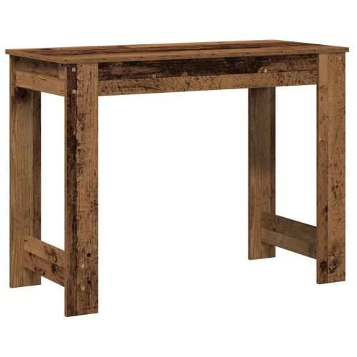 Radni stol boja starog drva 100x45x75 cm konstruirano drvo - Staro drvo Cijena