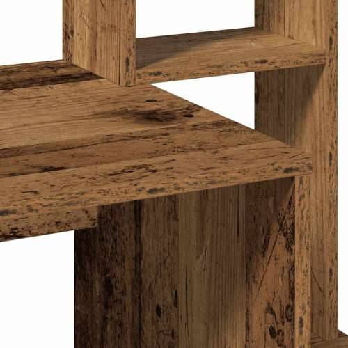 Radni stol s policama boja drva 100x45x140 cm konstruirano drvo - Staro drvo Cijena