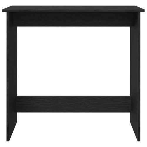 Radni stol crni 80 x 40 x 75 cm od iverice - Crna Cijena