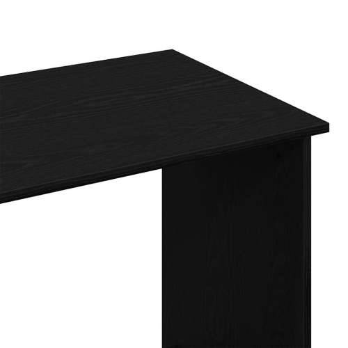 Radni stol crni 80 x 40 x 75 cm od iverice - Crna Cijena