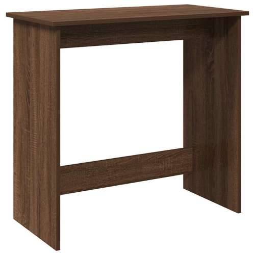 Radni stol boja smeđeg hrast 80x40x75 cm od konstruiranog drva - Smeđi hrast Cijena