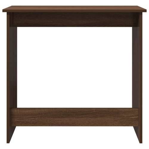 Radni stol boja smeđeg hrast 80x40x75 cm od konstruiranog drva - Smeđi hrast Cijena