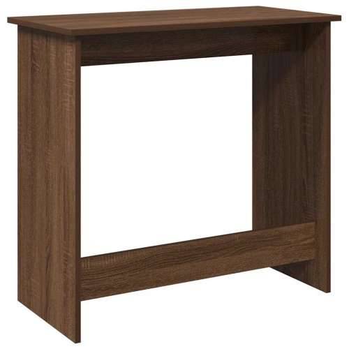 Radni stol boja smeđeg hrast 80x40x75 cm od konstruiranog drva - Smeđi hrast Cijena