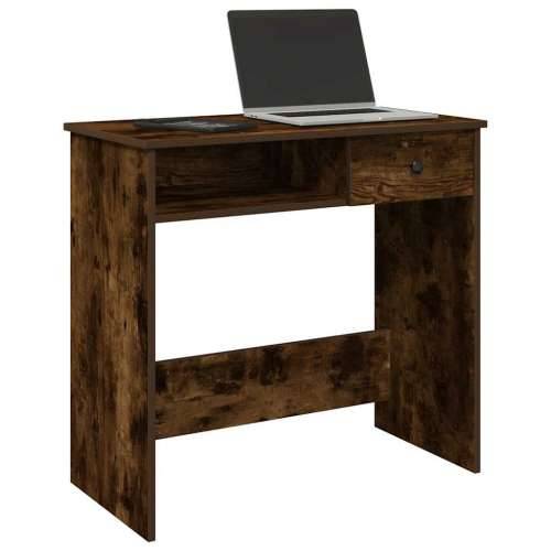 Radni stol boja dimljenog hrasta 80x40x75 cm konstruirano drvo - Dimljeni hrast Cijena