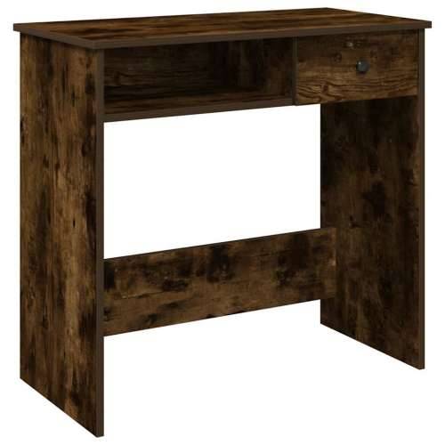 Radni stol boja dimljenog hrasta 80x40x75 cm konstruirano drvo - Dimljeni hrast Cijena