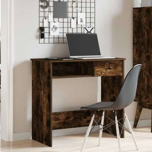 Radni stol boja dimljenog hrasta 80x40x75 cm konstruirano drvo - Dimljeni hrast Cijena