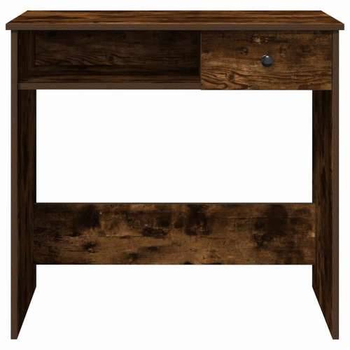 Radni stol boja dimljenog hrasta 80x40x75 cm konstruirano drvo - Dimljeni hrast Cijena