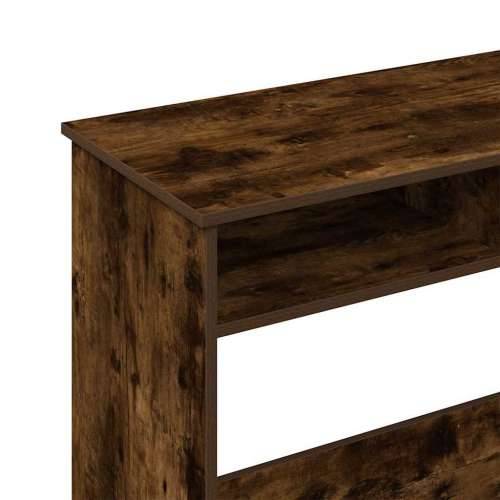 Radni stol boja dimljenog hrasta 80x40x75 cm konstruirano drvo - Dimljeni hrast Cijena