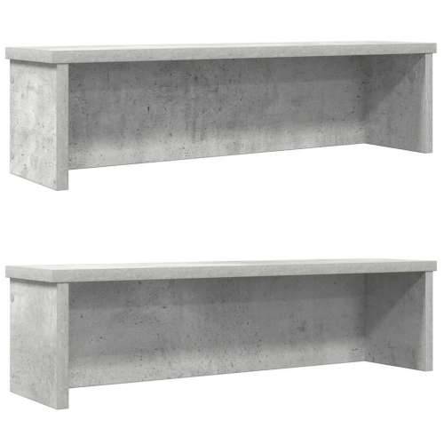 Kuhinjski stalci koji se mogu složiti 2 kom 60x15x16 cm - Beton siva 60 x 15 x 16 cm 2 Cijena