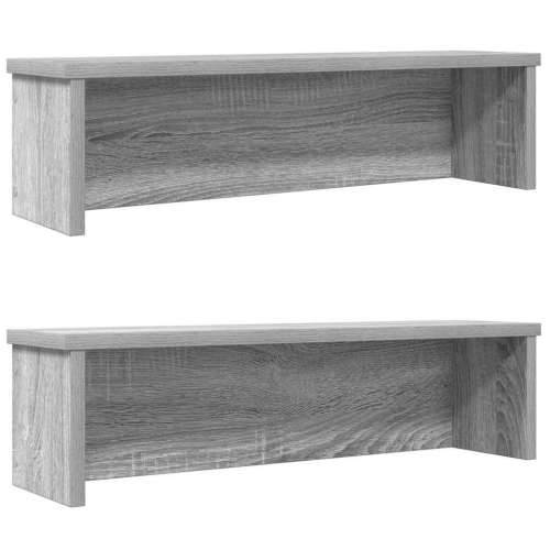 Kuhinjski stalci koji se mogu složiti 2 kom 60x15x16 cm - Sivi hrast sonoma 60 x 15 x 16 cm 2 Cijena
