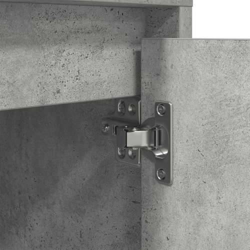 Noćni ormarić s LED svjetlima siva boja betona 38x34x50 cm - Beton siva 1 Cijena