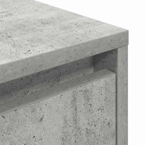 Noćni ormarić s LED svjetlima siva boja betona 38x34x50 cm - Beton siva 1 Cijena