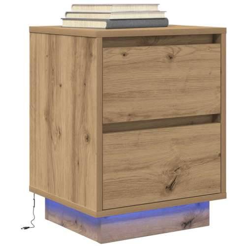TV ormarić s LED svjetlima boja artisan hrasta 38x34x50 cm - hrast artisan 1 50 cm Cijena