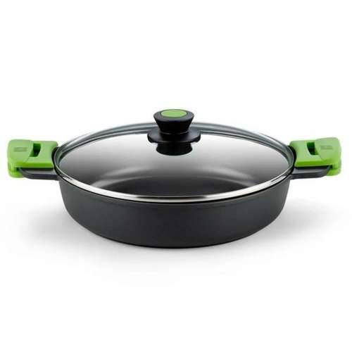 Duboka tava s poklopcem BRA PRIOR Crna Aluminij 2,3 L Ø 24 cm (1 kom.) Cijena