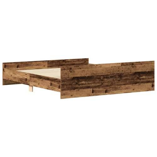 Okvir kreveta bez madraca staro drvo 180x200 cm - Staro drvo 180 x 200 cm Cijena