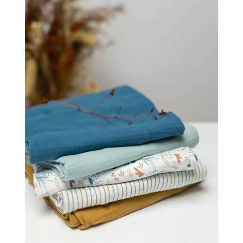 muslin Domiva Indigo 100 x 100 cm Cijena