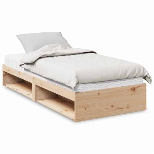 Dnevni krevet s madracima 80 x 200 cm od masivne borovine - Prirodna 80 x 200 cm Cijena