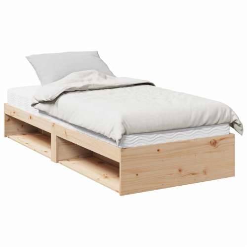 Dnevni krevet s madracima 80 x 200 cm od masivne borovine - Prirodna 80 x 200 cm Cijena