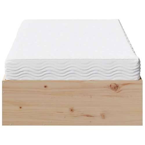 Dnevni krevet s madracima 80 x 200 cm od masivne borovine - Prirodna 80 x 200 cm Cijena
