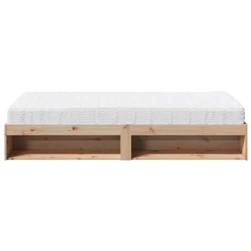 Dnevni krevet s madracima 80 x 200 cm od masivne borovine - Prirodna 80 x 200 cm Cijena