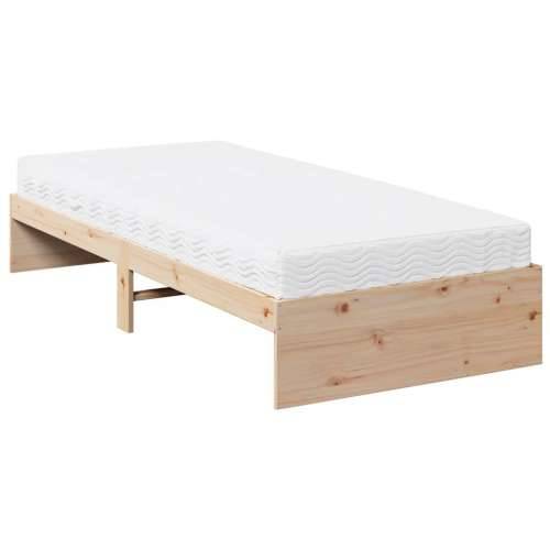 Dnevni krevet s madracima 80 x 200 cm od masivne borovine - Prirodna 80 x 200 cm Cijena