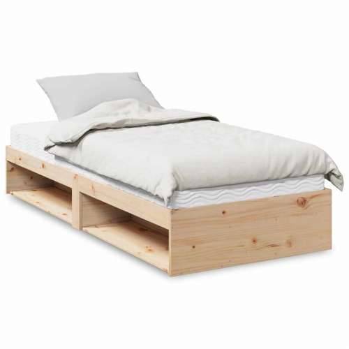Dnevni krevet s madracem 90 x 190 cm od masivne borovine - Prirodna 90 x 190 cm Cijena