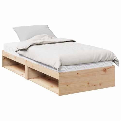 Dnevni krevet s madracem 90 x 190 cm od masivne borovine - Prirodna 90 x 190 cm Cijena