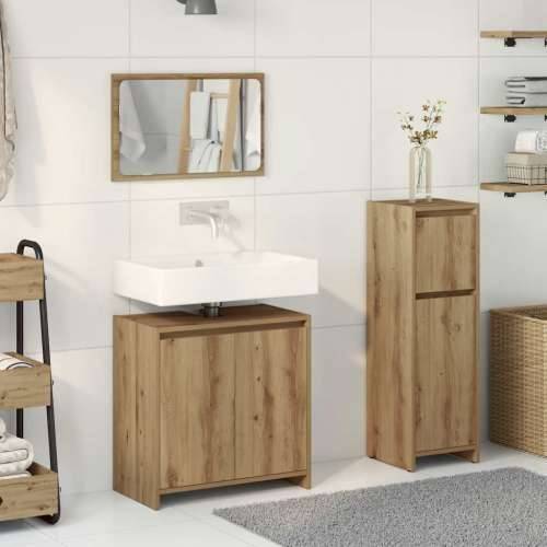 3-dijelni set kupaonskog namještaja käsityöläinen tammi - hrast artisan 3 Cijena