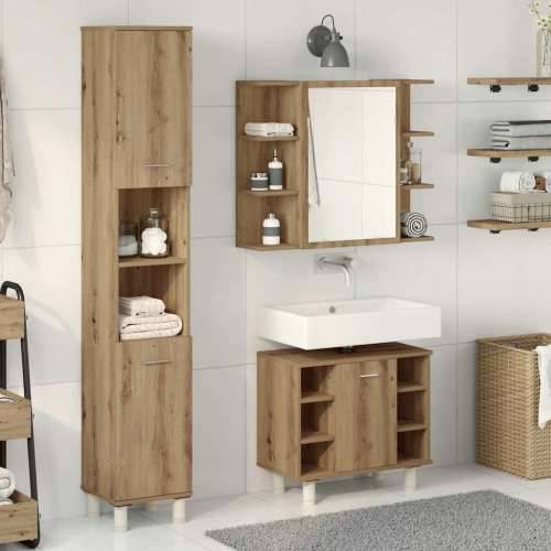43-dijelni set kupaonskog namještaja käsityöläinen tammi - hrast artisan 3 Cijena